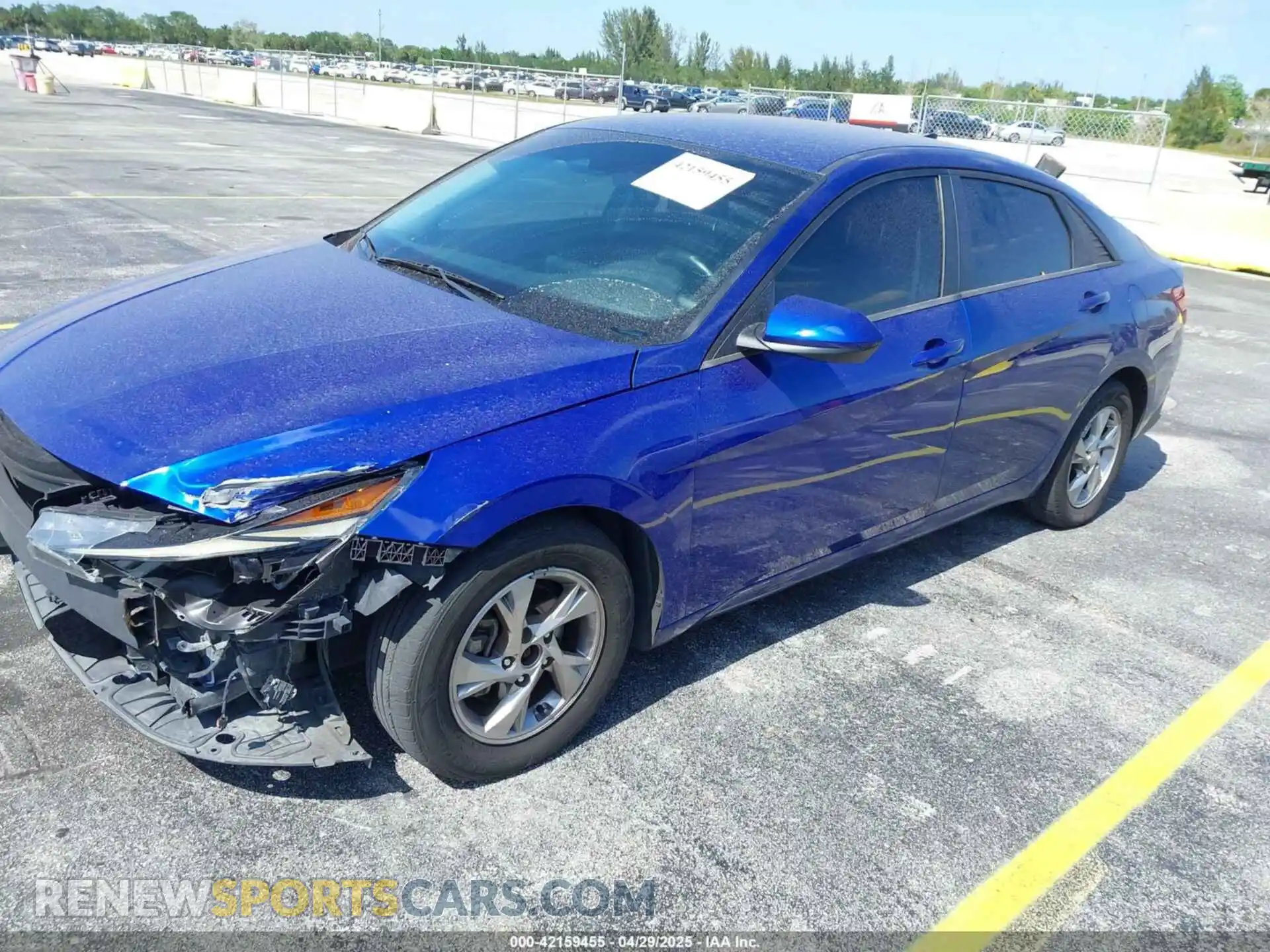 2 Photograph of a damaged car 5NPLL4AG9MH035488 HYUNDAI ELANTRA 2021