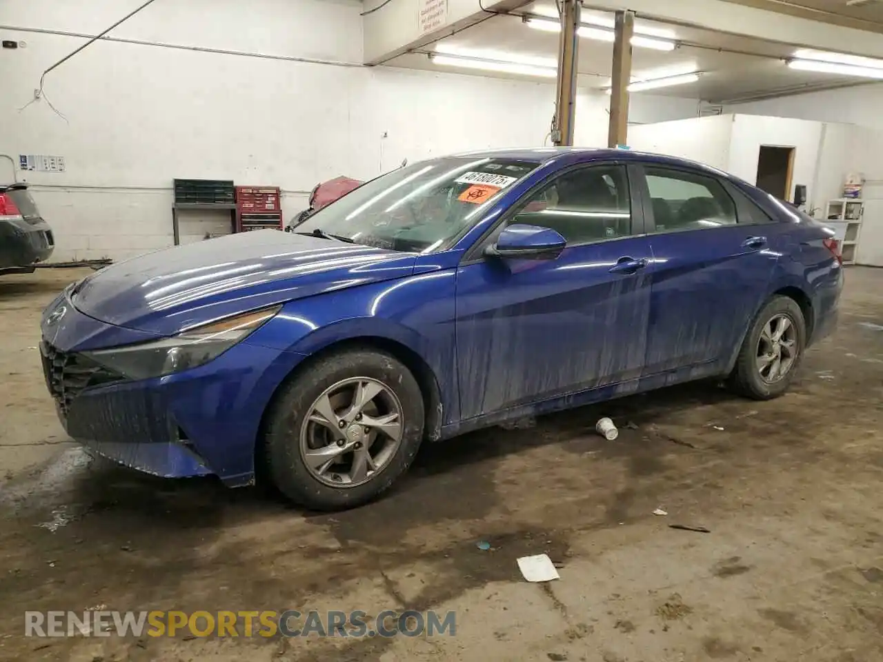 1 Photograph of a damaged car 5NPLL4AG9MH037144 HYUNDAI ELANTRA 2021