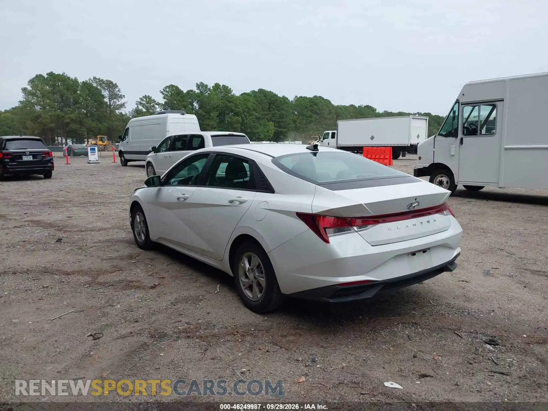 3 Photograph of a damaged car 5NPLL4AG9MH045924 HYUNDAI ELANTRA 2021