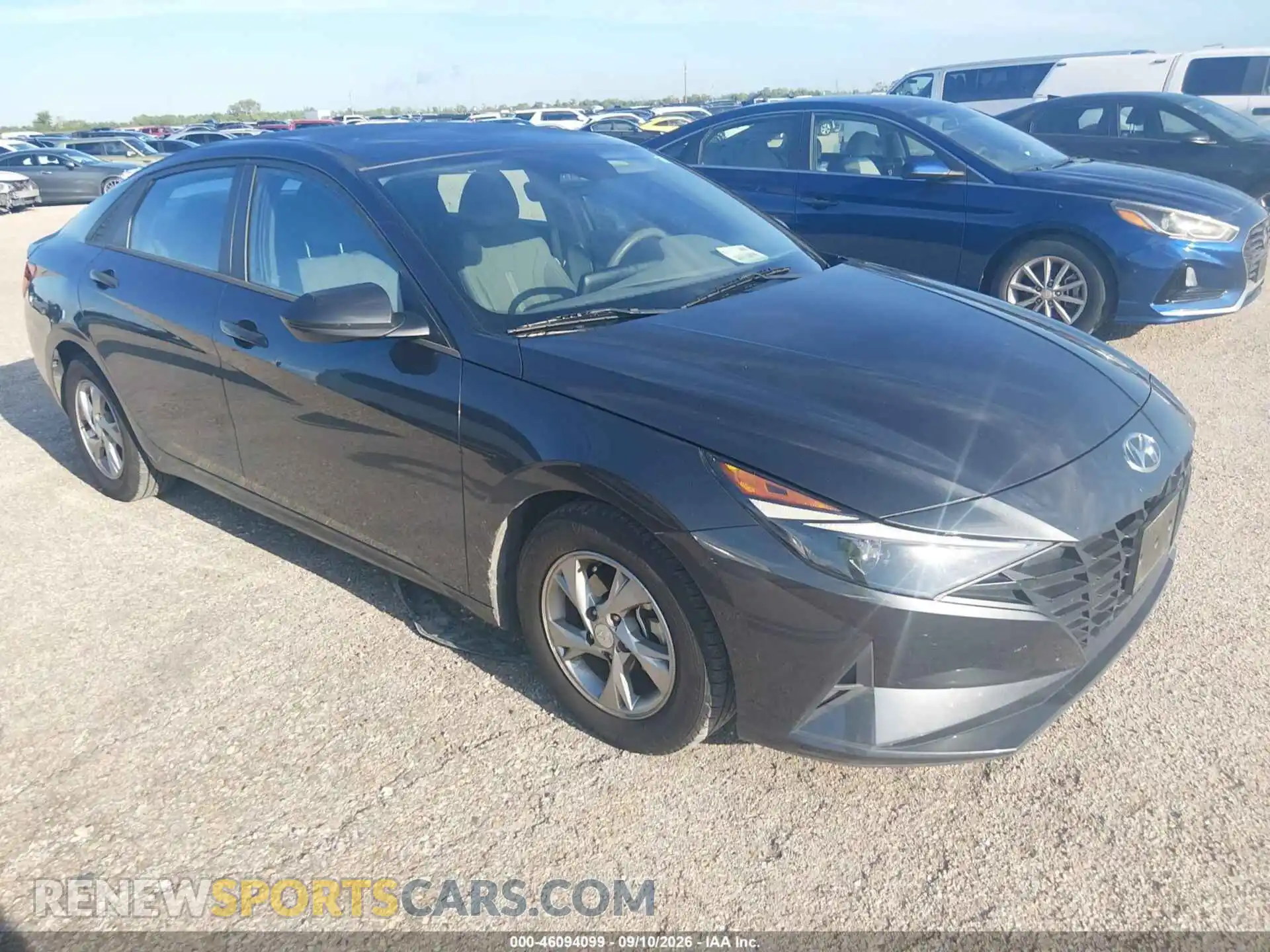 1 Photograph of a damaged car 5NPLL4AG9MH047849 HYUNDAI ELANTRA 2021
