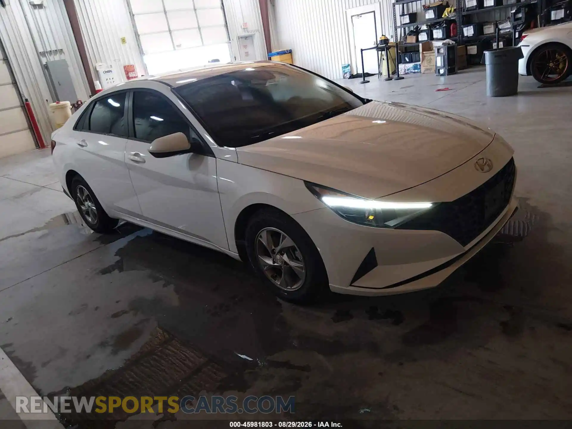 1 Photograph of a damaged car 5NPLL4AG9MH049827 HYUNDAI ELANTRA 2021