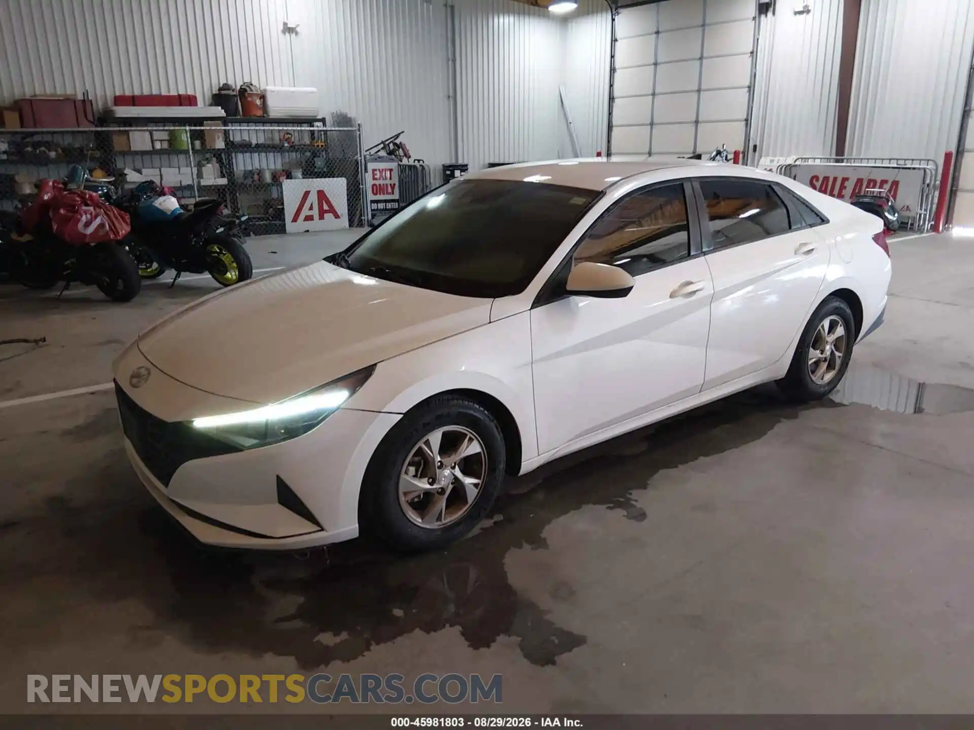 2 Photograph of a damaged car 5NPLL4AG9MH049827 HYUNDAI ELANTRA 2021