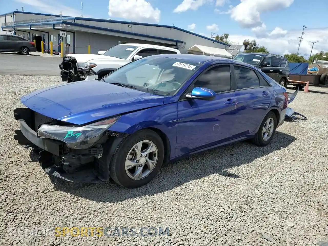 1 Photograph of a damaged car 5NPLL4AGXMH026069 HYUNDAI ELANTRA 2021