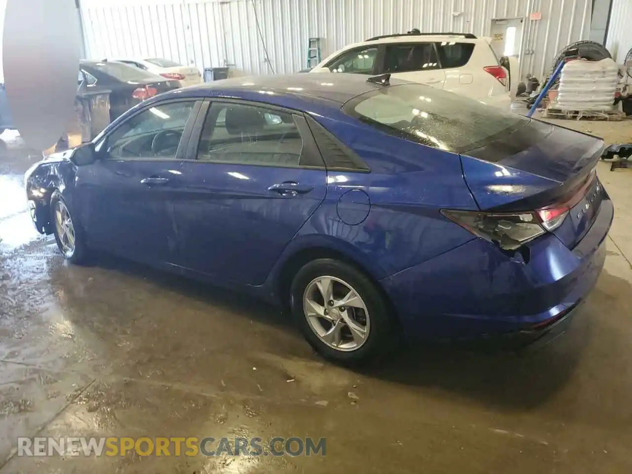 2 Photograph of a damaged car 5NPLL4AGXMH028033 HYUNDAI ELANTRA 2021