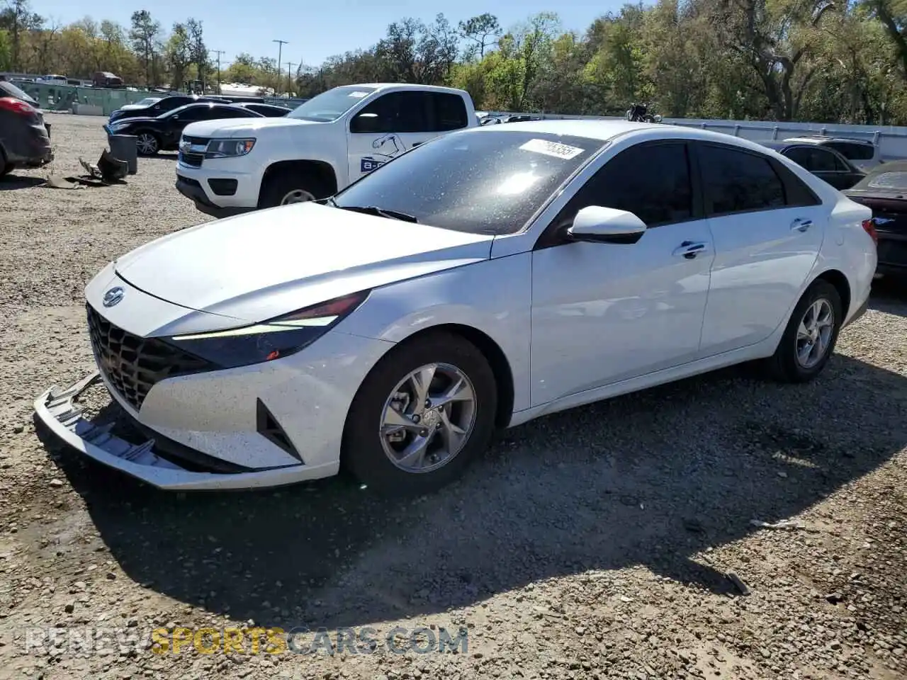 1 Photograph of a damaged car 5NPLL4AGXMH033197 HYUNDAI ELANTRA 2021