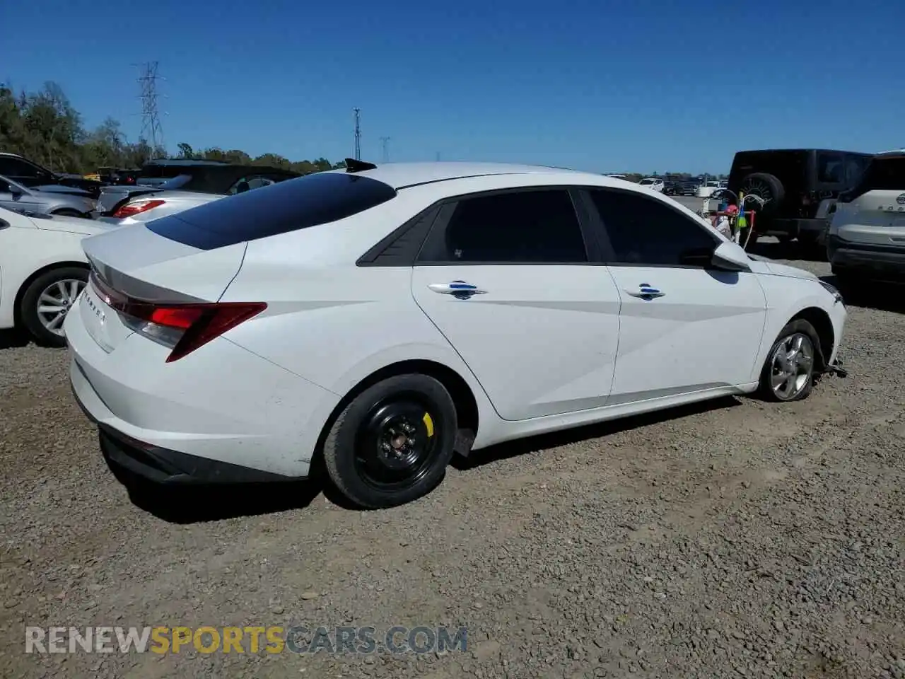 3 Photograph of a damaged car 5NPLL4AGXMH033197 HYUNDAI ELANTRA 2021