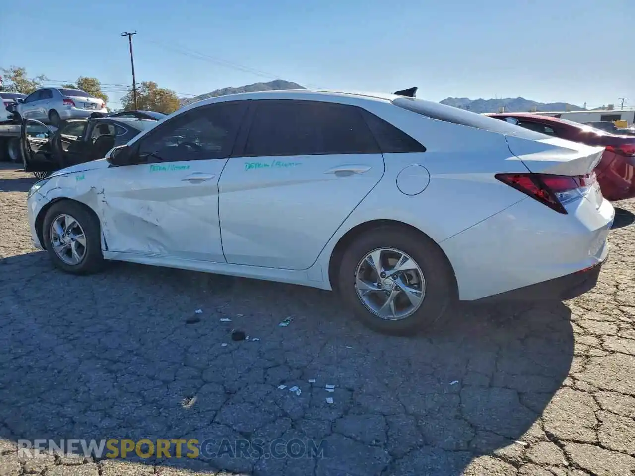 2 Photograph of a damaged car 5NPLL4AGXMH036603 HYUNDAI ELANTRA 2021