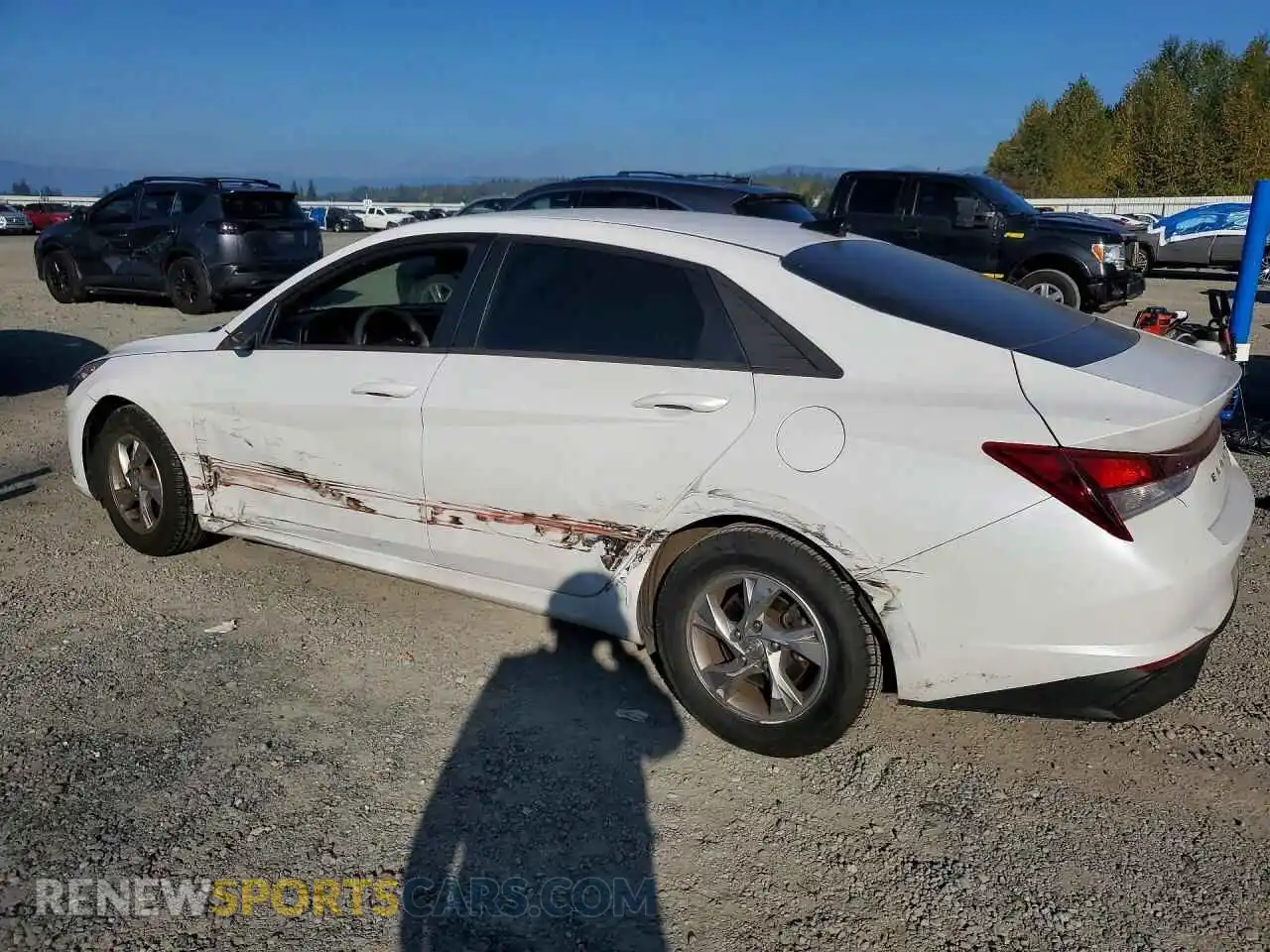 2 Photograph of a damaged car 5NPLL4AGXMH037878 HYUNDAI ELANTRA 2021
