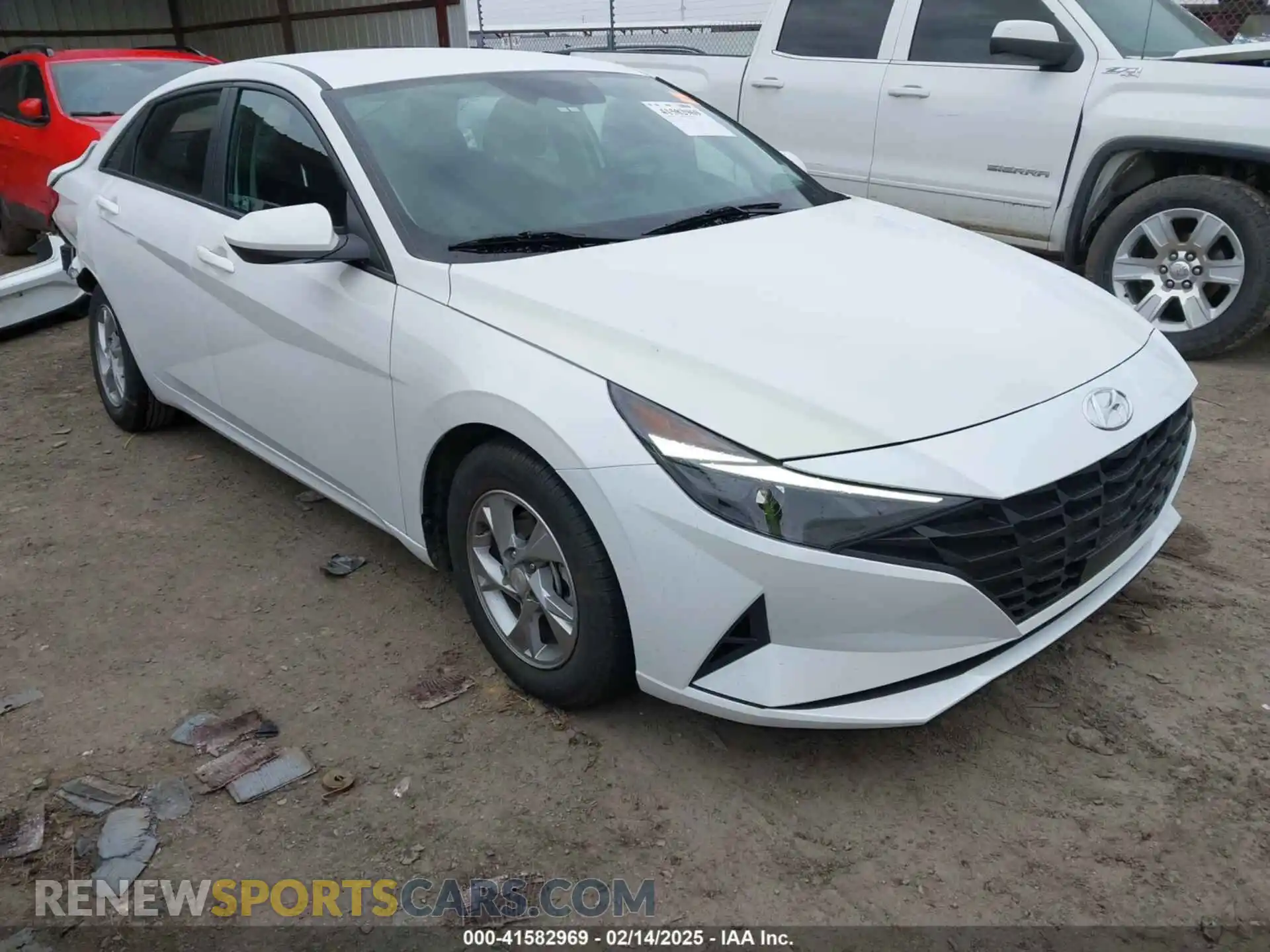 1 Photograph of a damaged car 5NPLL4AGXMH043664 HYUNDAI ELANTRA 2021