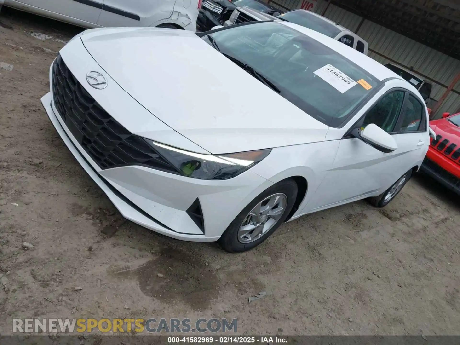 2 Photograph of a damaged car 5NPLL4AGXMH043664 HYUNDAI ELANTRA 2021