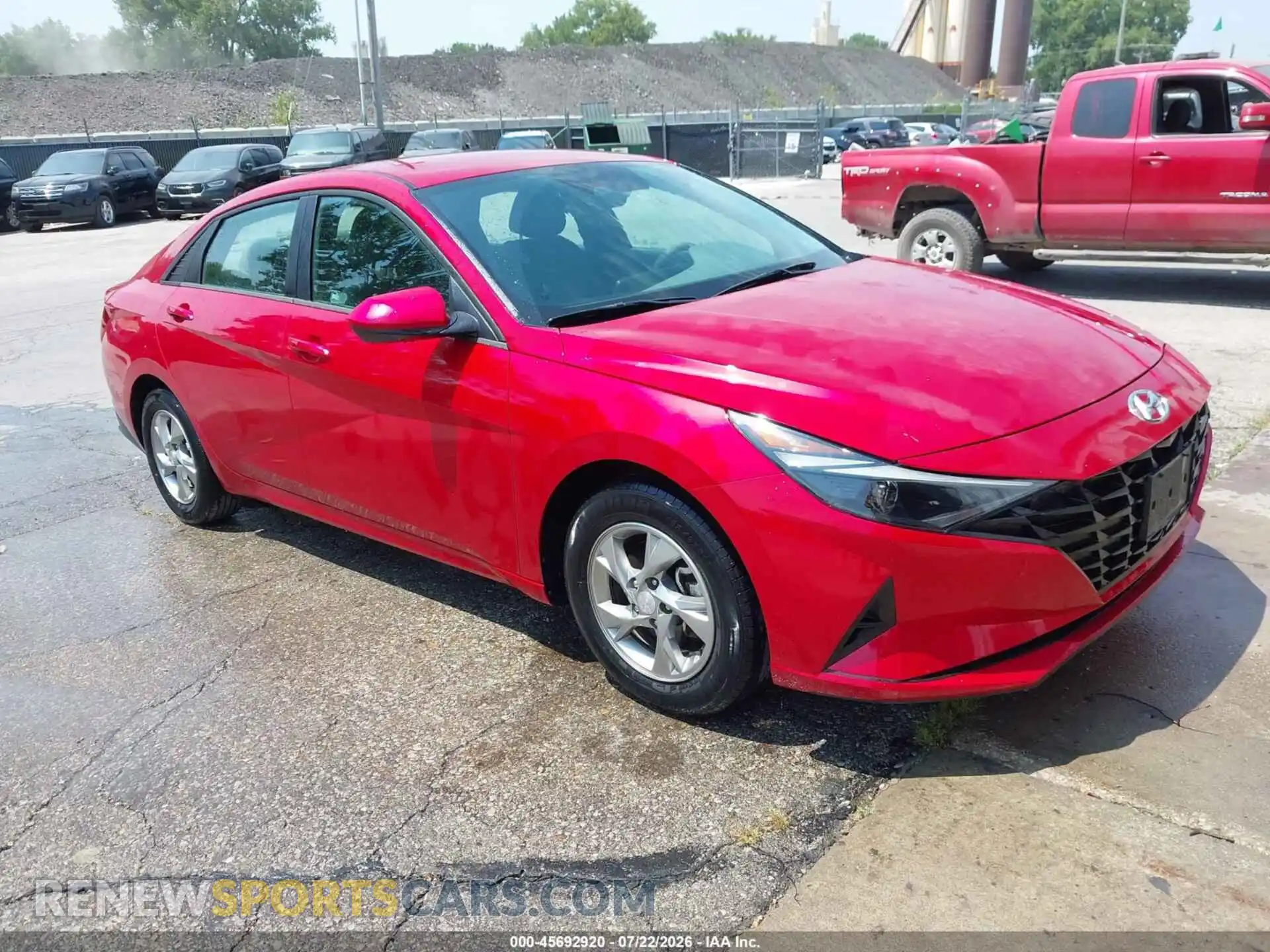 1 Фотография поврежденного автомобиля 5NPLL4AGXMH045933 HYUNDAI ELANTRA 2021