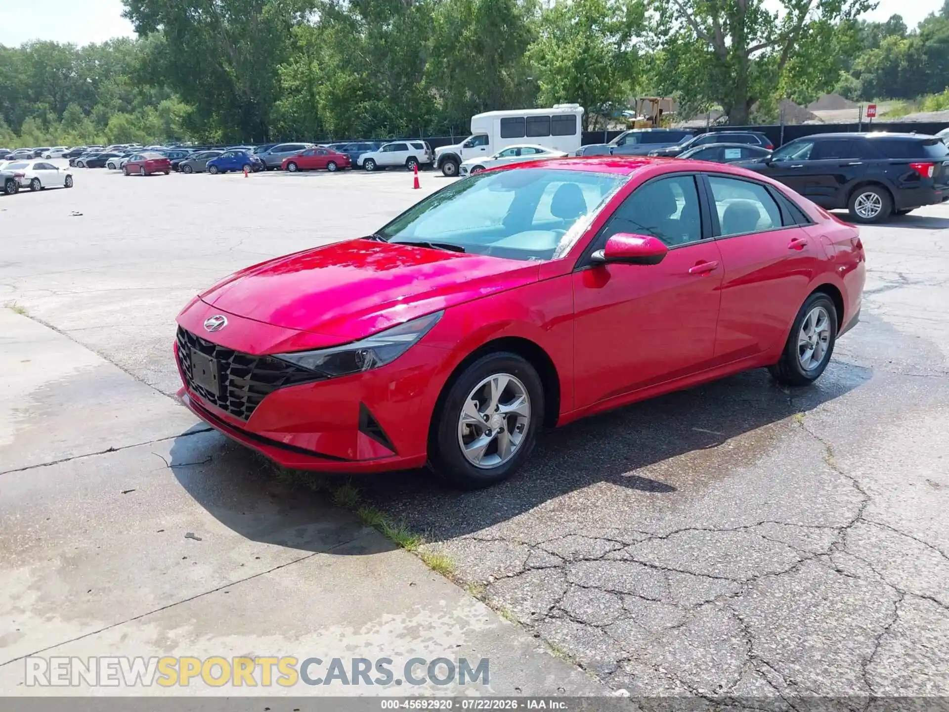 2 Фотография поврежденного автомобиля 5NPLL4AGXMH045933 HYUNDAI ELANTRA 2021