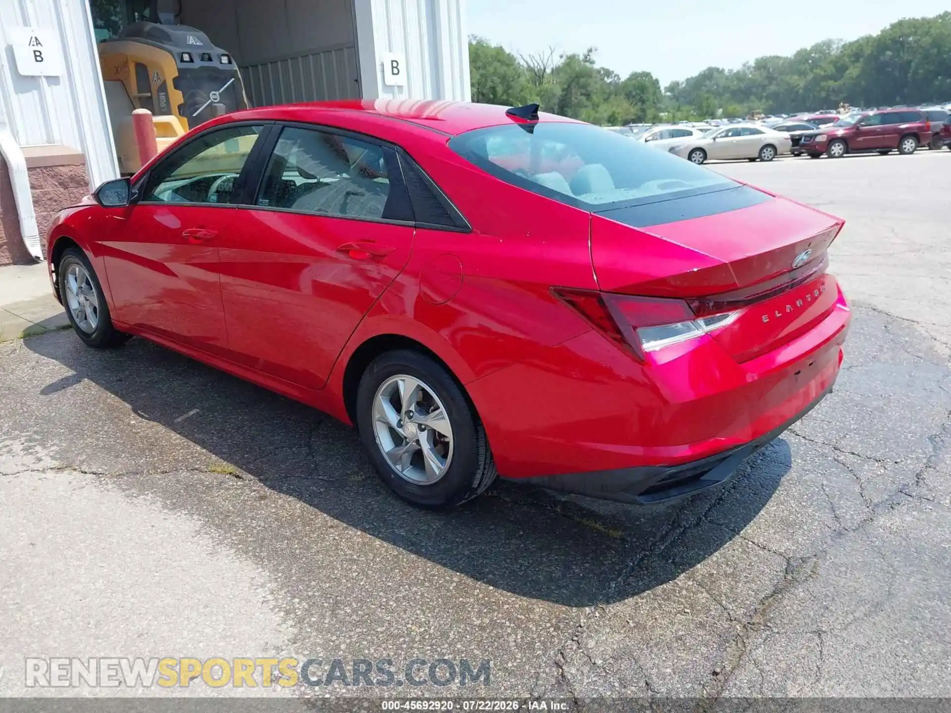 3 Фотография поврежденного автомобиля 5NPLL4AGXMH045933 HYUNDAI ELANTRA 2021