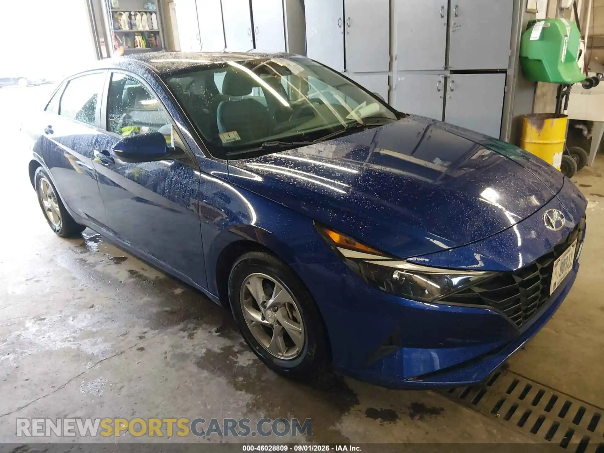 1 Photograph of a damaged car 5NPLL4AGXMH046354 HYUNDAI ELANTRA 2021