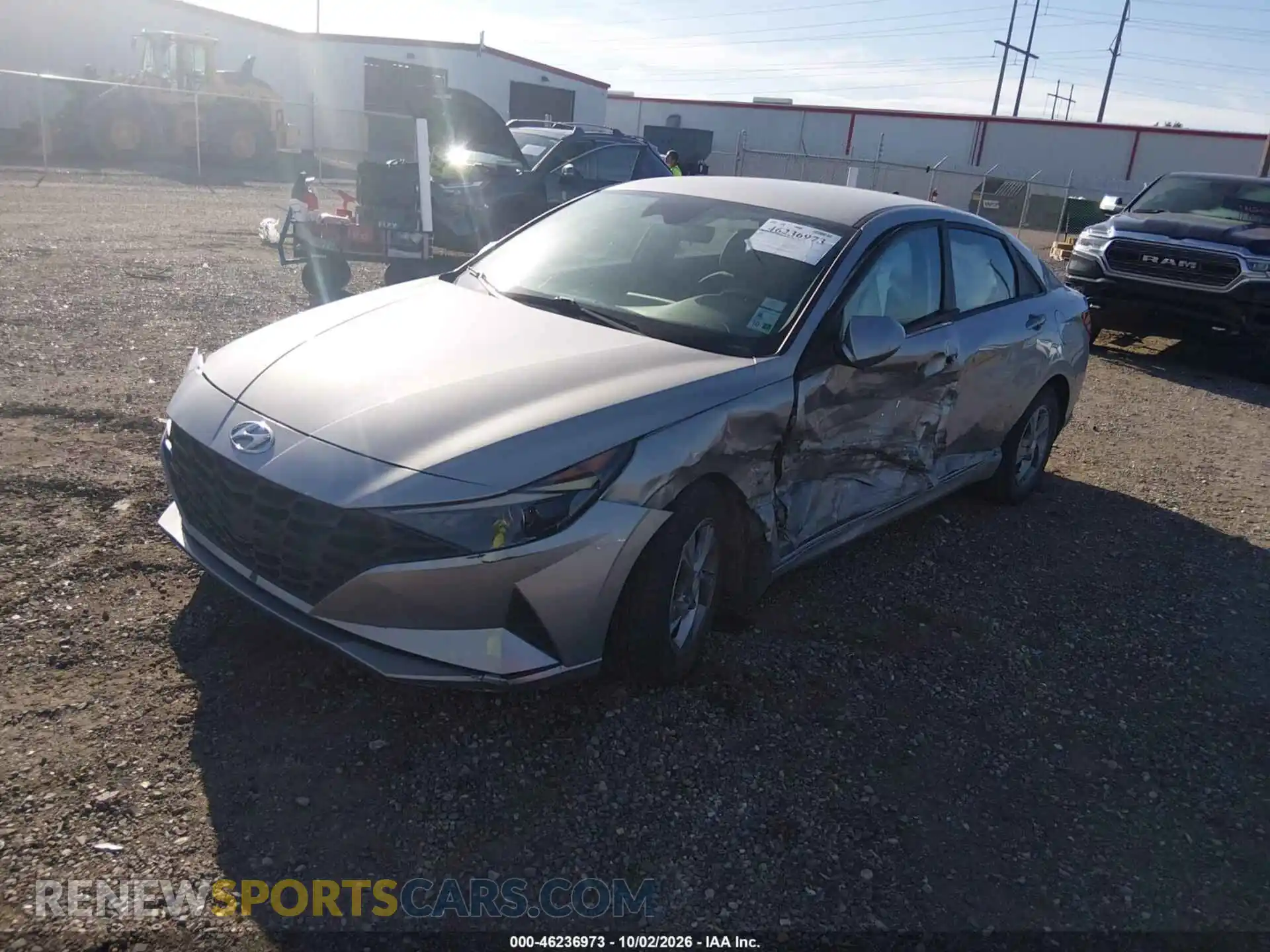 2 Photograph of a damaged car 5NPLL4AGXMH050646 HYUNDAI ELANTRA 2021