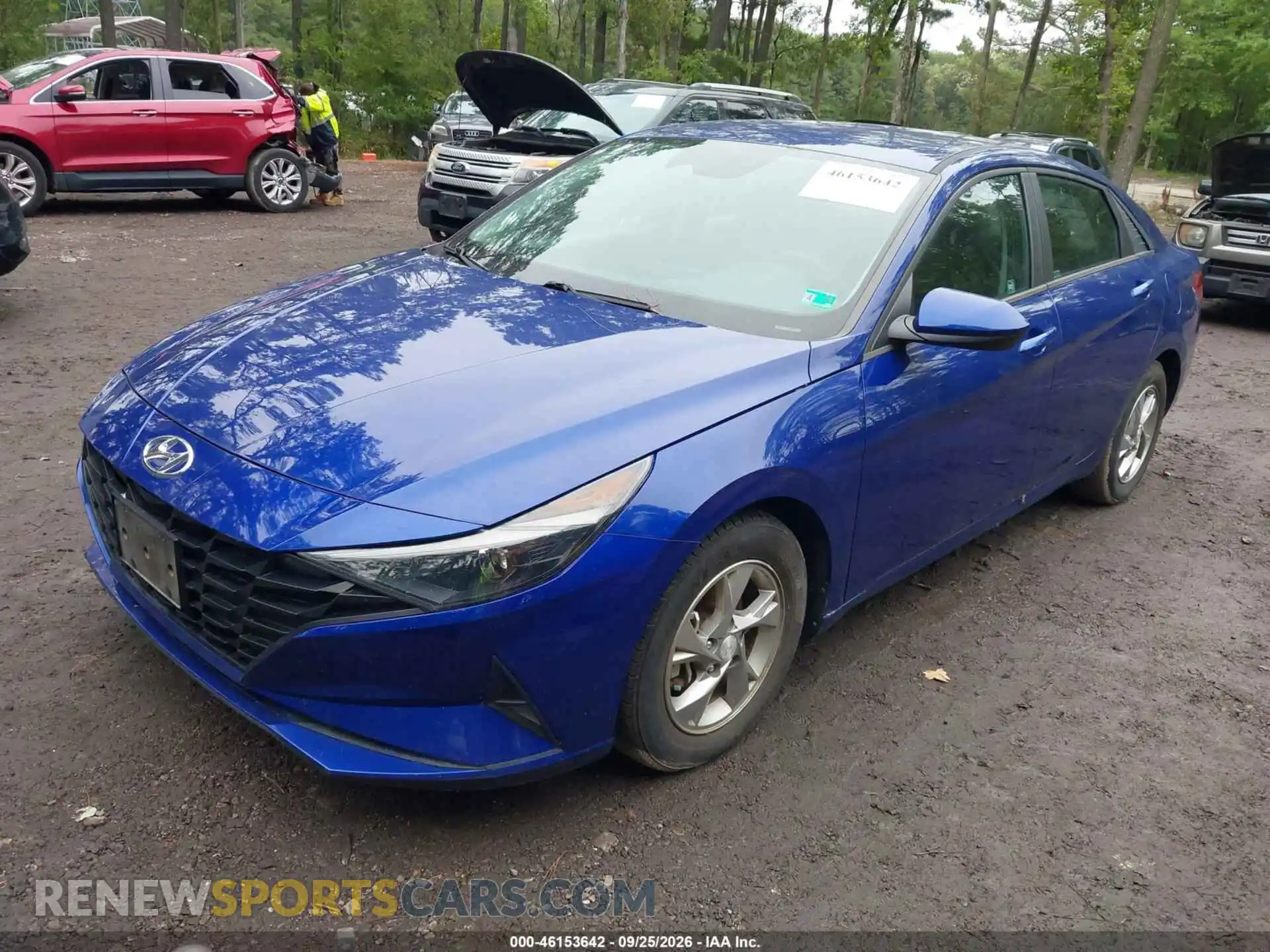2 Photograph of a damaged car 5NPLL4AGXMH052672 HYUNDAI ELANTRA 2021