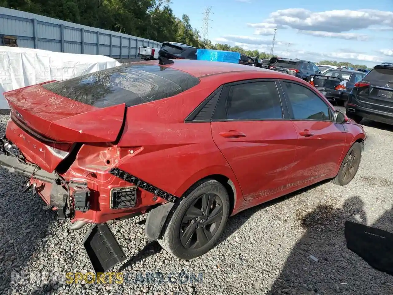 3 Photograph of a damaged car 5NPLM4AG0MH002862 HYUNDAI ELANTRA 2021