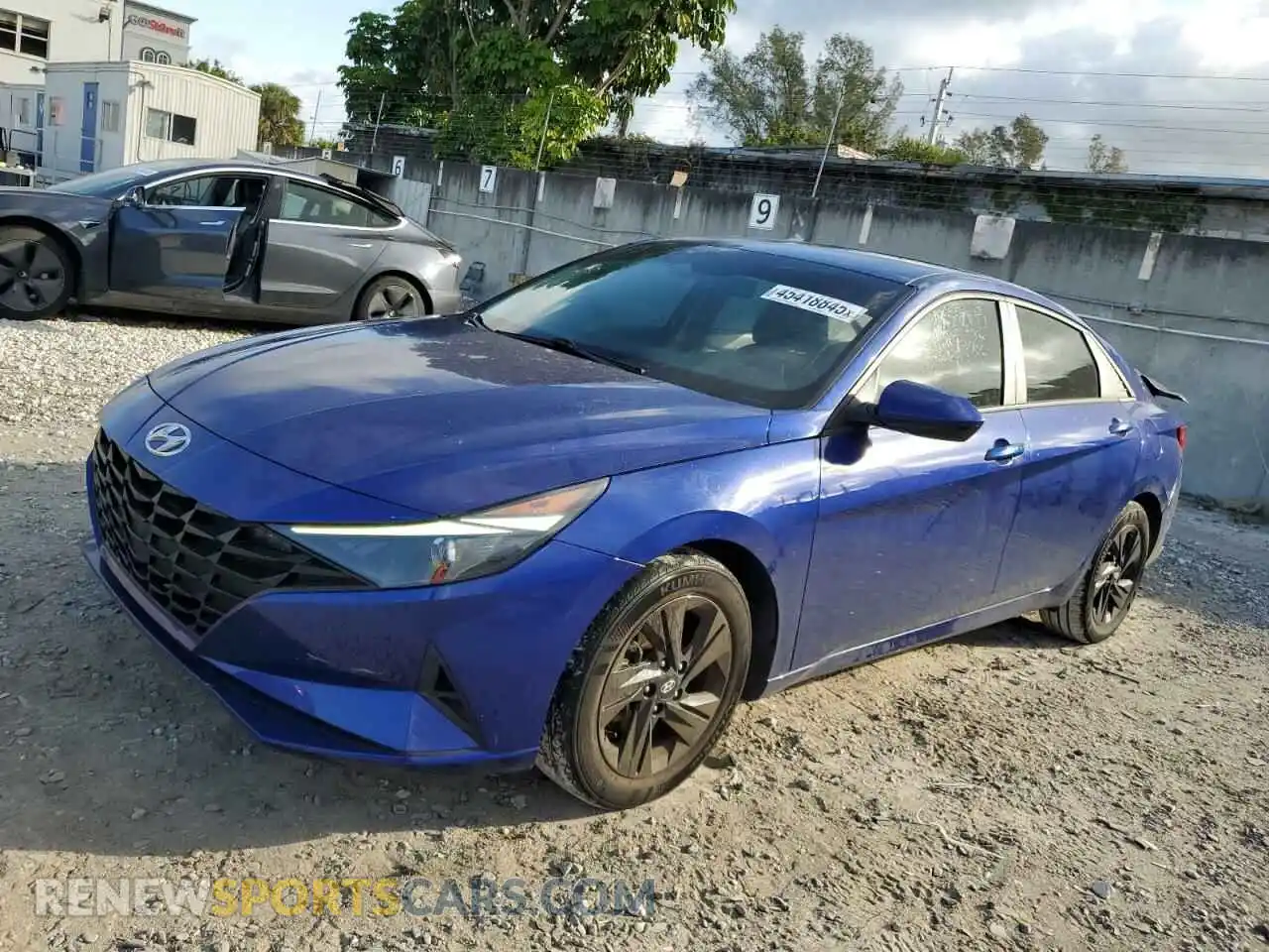 1 Photograph of a damaged car 5NPLM4AG0MH004532 HYUNDAI ELANTRA 2021