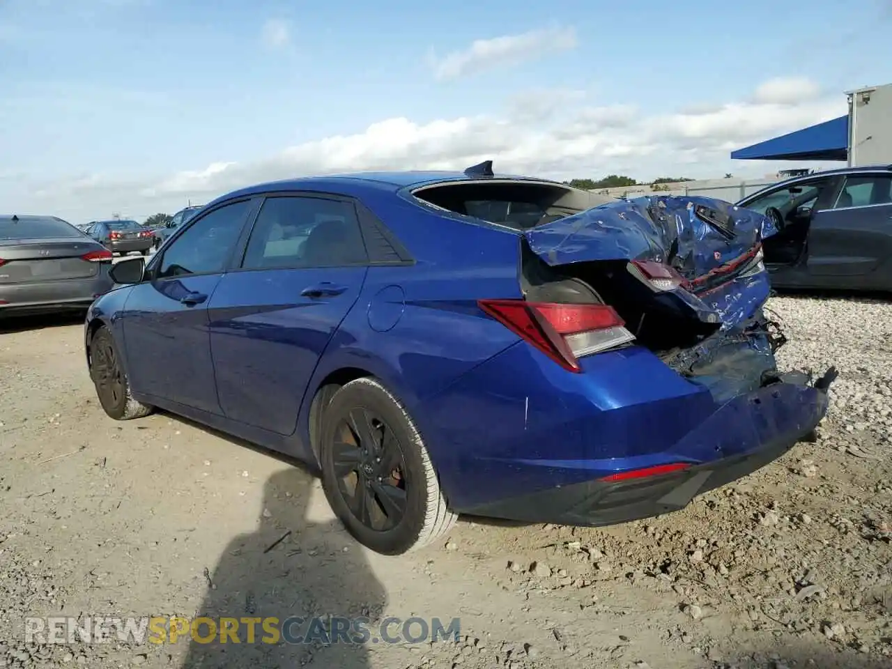 2 Photograph of a damaged car 5NPLM4AG0MH004532 HYUNDAI ELANTRA 2021