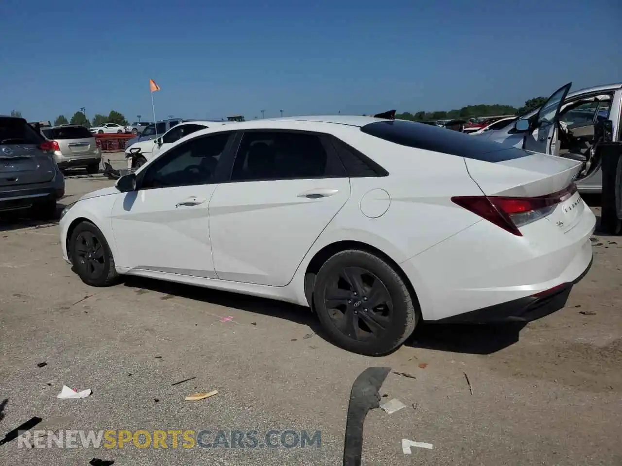 2 Photograph of a damaged car 5NPLM4AG0MH020343 HYUNDAI ELANTRA 2021