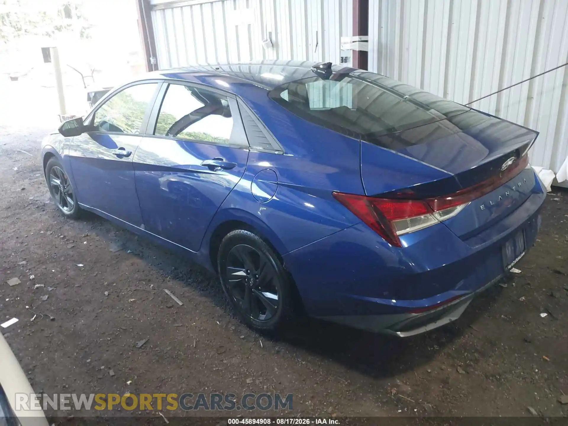 3 fotografías del automóvil dañado 5NPLM4AG0MH021380 HYUNDAI ELANTRA 2021