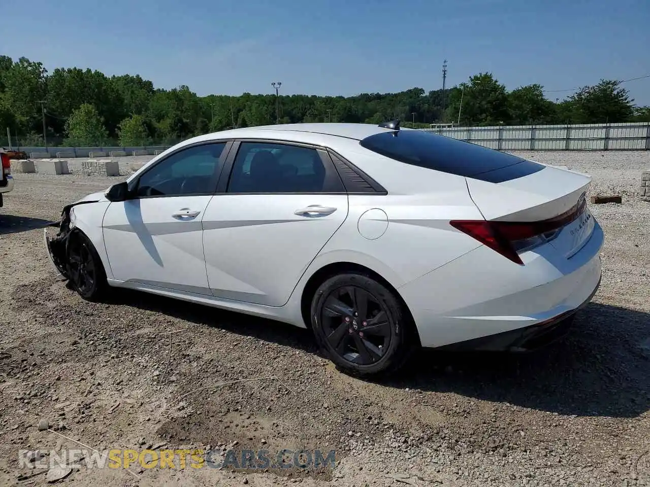 2 Photograph of a damaged car 5NPLM4AG0MH025025 HYUNDAI ELANTRA 2021