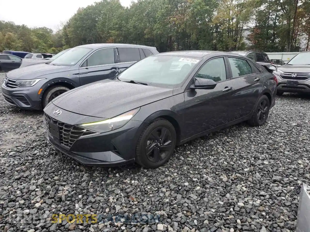 1 Photograph of a damaged car 5NPLM4AG0MH034212 HYUNDAI ELANTRA 2021