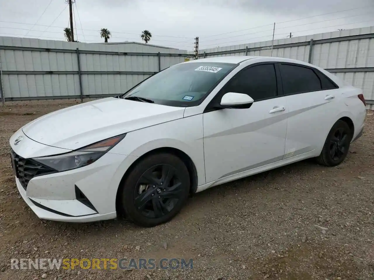 1 Photograph of a damaged car 5NPLM4AG0MH038583 HYUNDAI ELANTRA 2021