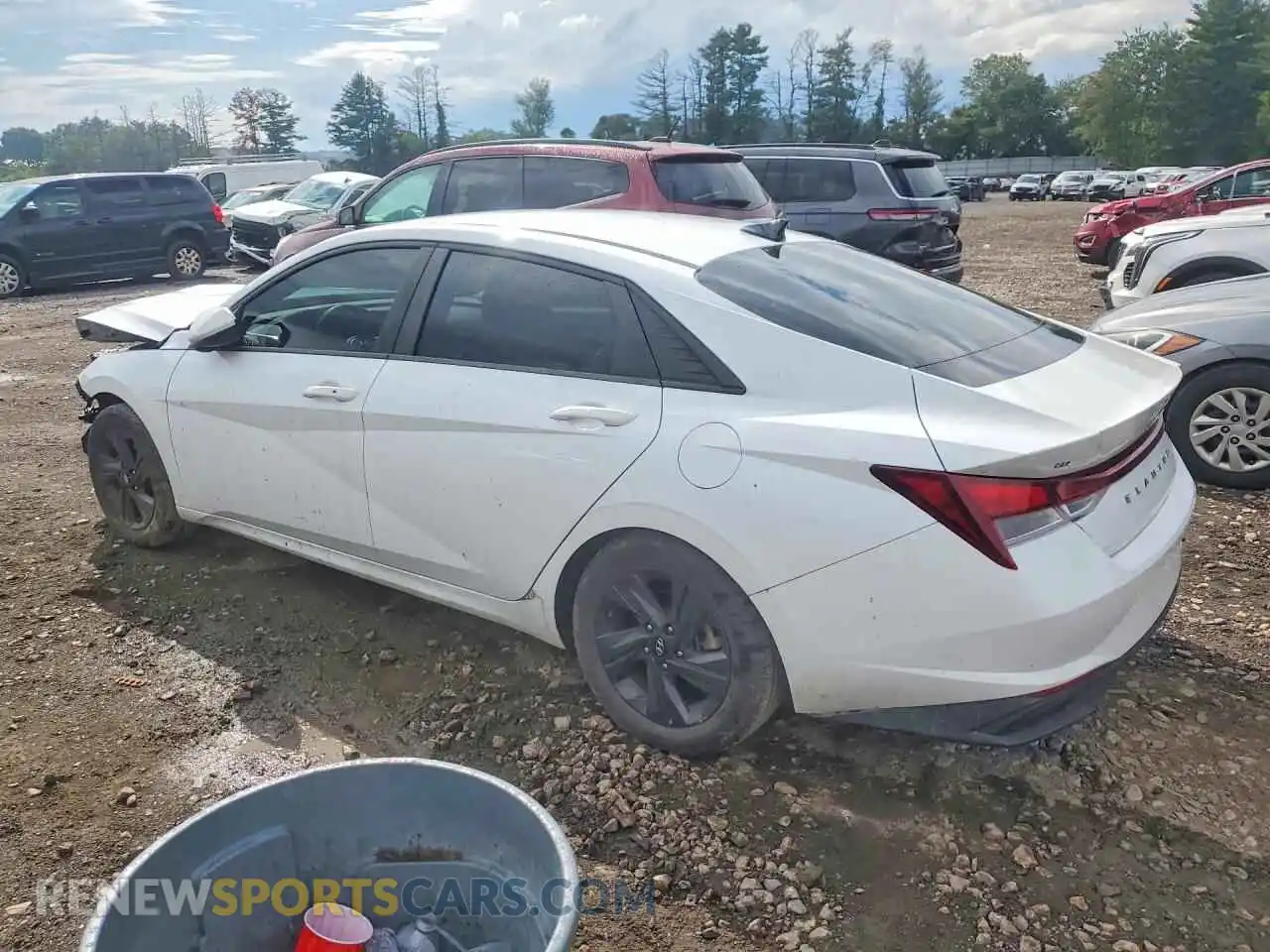 2 Photograph of a damaged car 5NPLM4AG0MH042942 HYUNDAI ELANTRA 2021