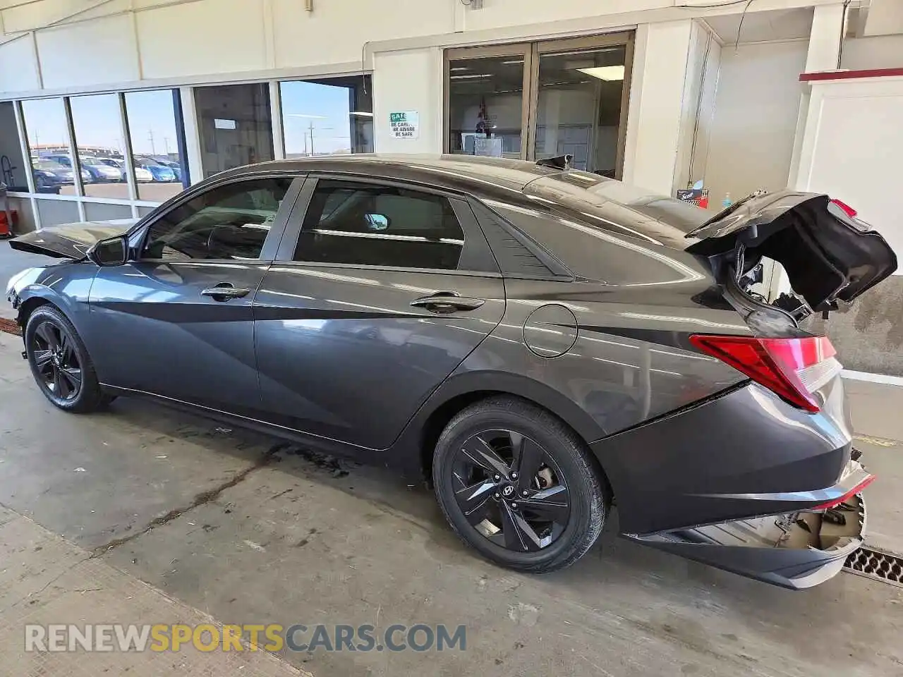2 Photograph of a damaged car 5NPLM4AG0MH044013 HYUNDAI ELANTRA 2021