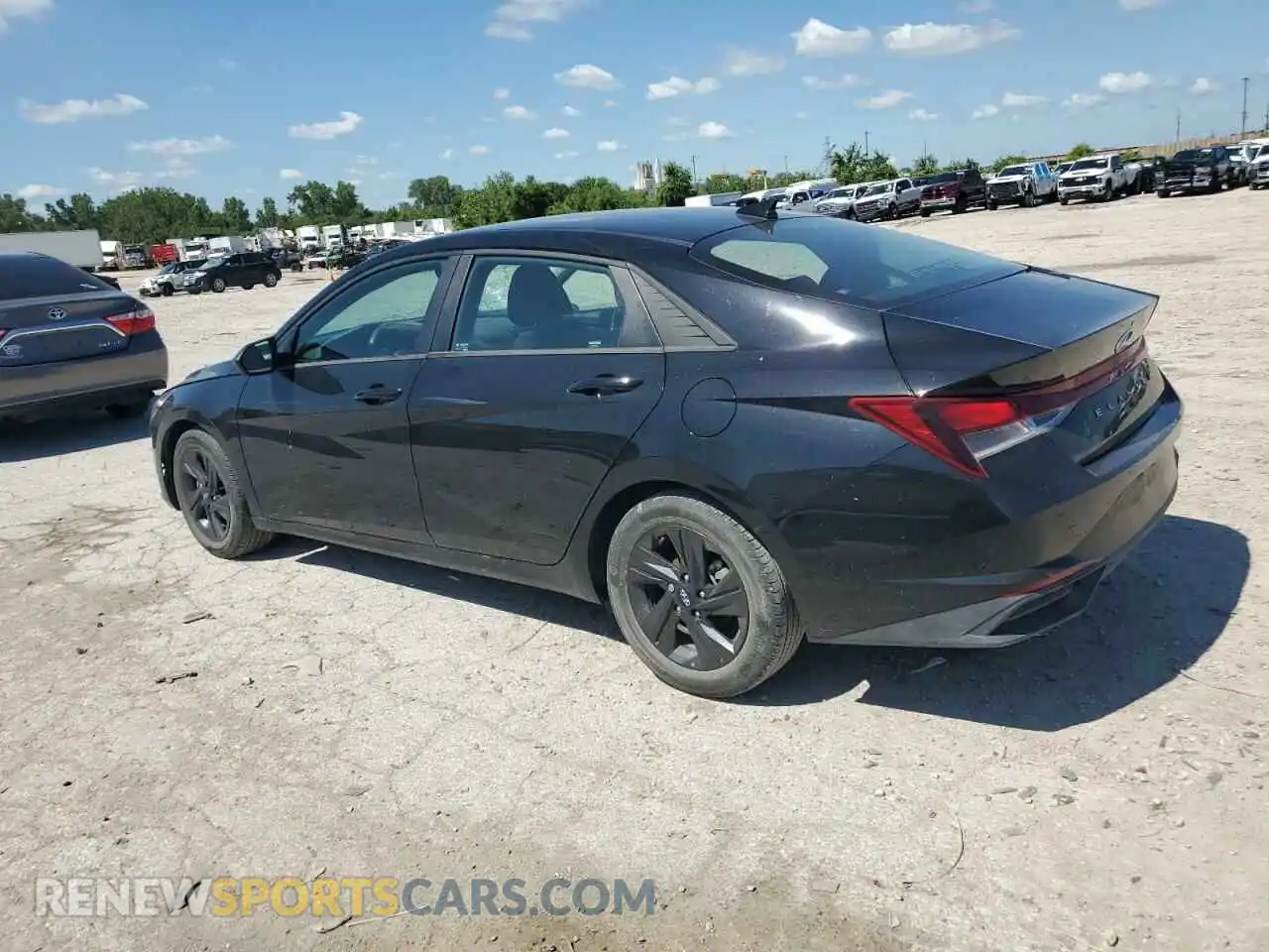 2 Photograph of a damaged car 5NPLM4AG0MH047557 HYUNDAI ELANTRA 2021