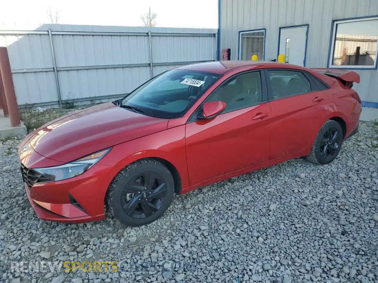 1 Photograph of a damaged car 5NPLM4AG0MH051446 HYUNDAI ELANTRA 2021