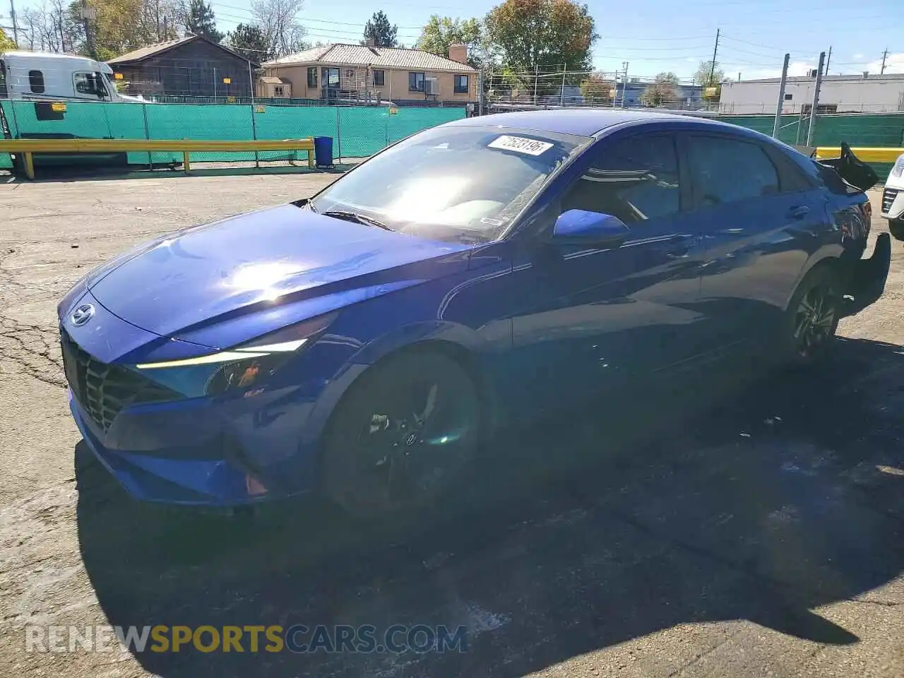 1 Photograph of a damaged car 5NPLM4AG1MH000313 HYUNDAI ELANTRA 2021