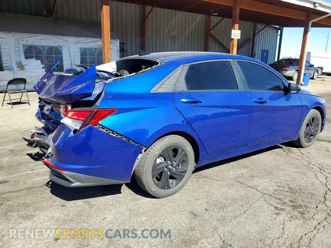3 Photograph of a damaged car 5NPLM4AG1MH000313 HYUNDAI ELANTRA 2021