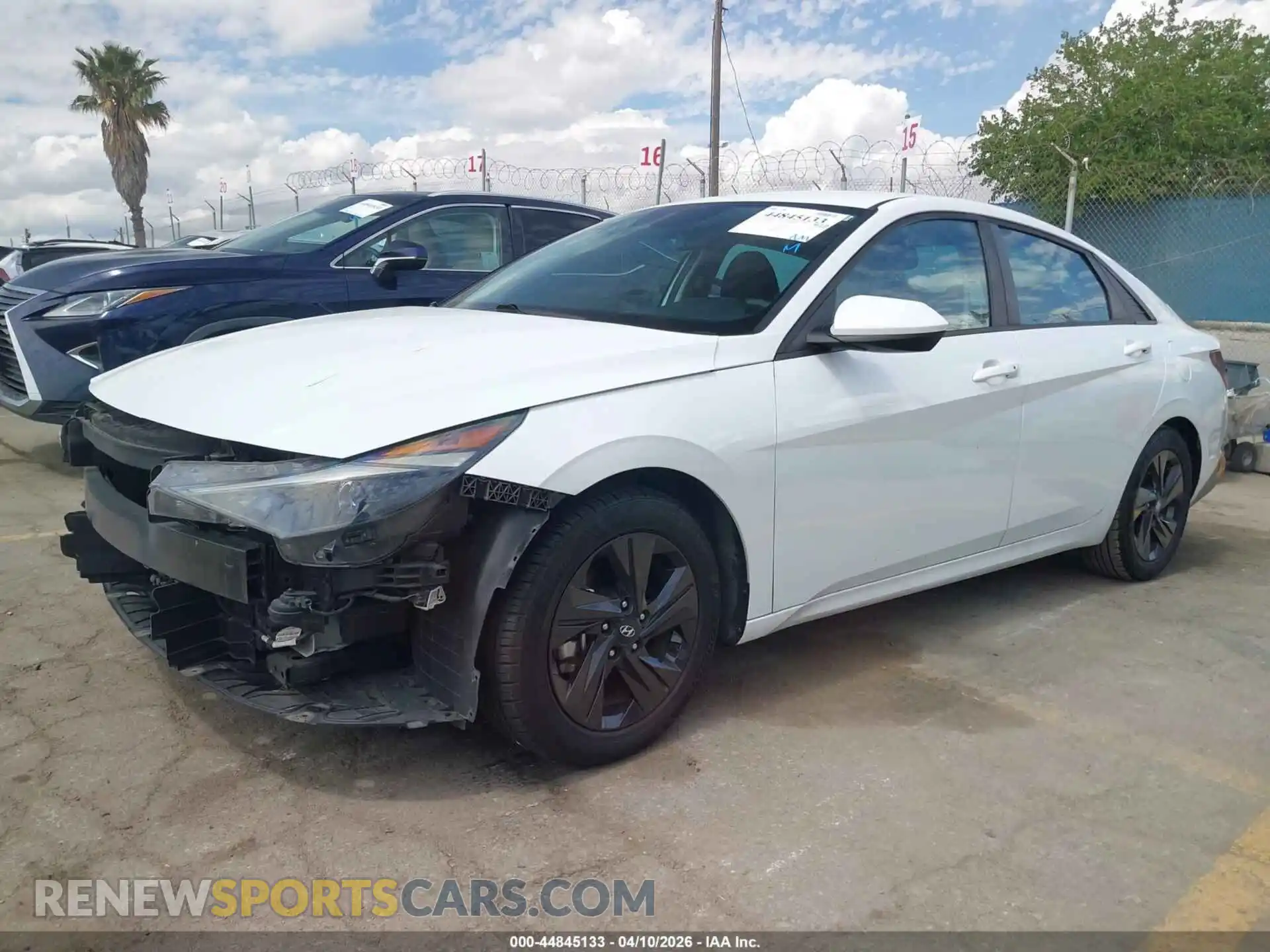 2 Photograph of a damaged car 5NPLM4AG1MH001736 HYUNDAI ELANTRA 2021