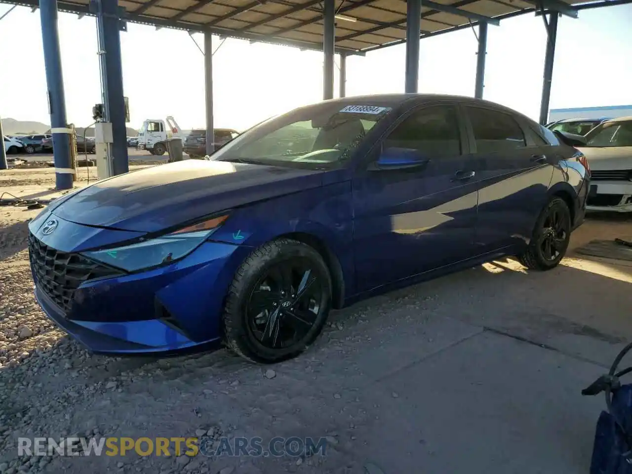 1 Photograph of a damaged car 5NPLM4AG1MH003776 HYUNDAI ELANTRA 2021