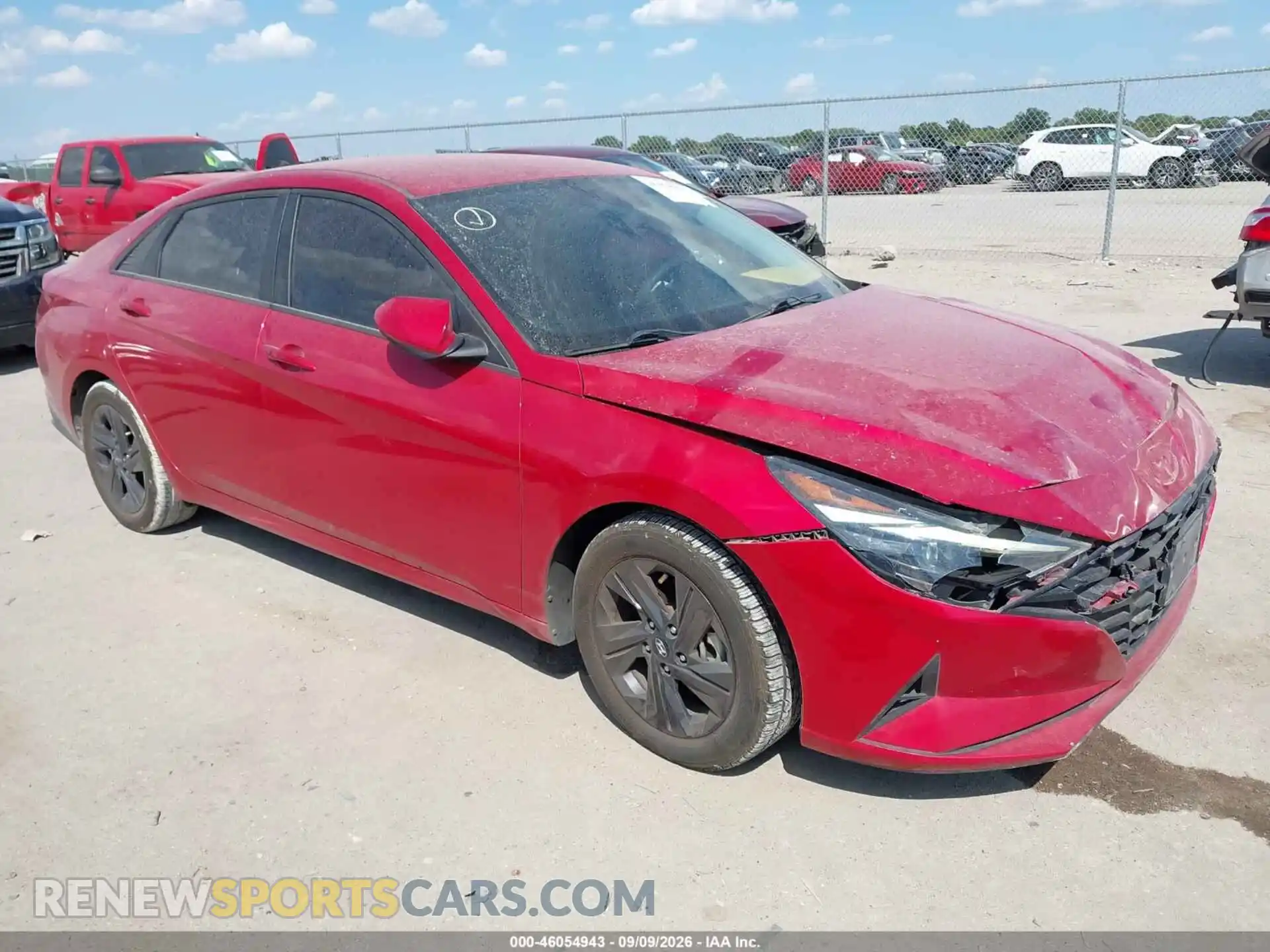 1 fotografías del automóvil dañado 5NPLM4AG1MH006404 HYUNDAI ELANTRA 2021