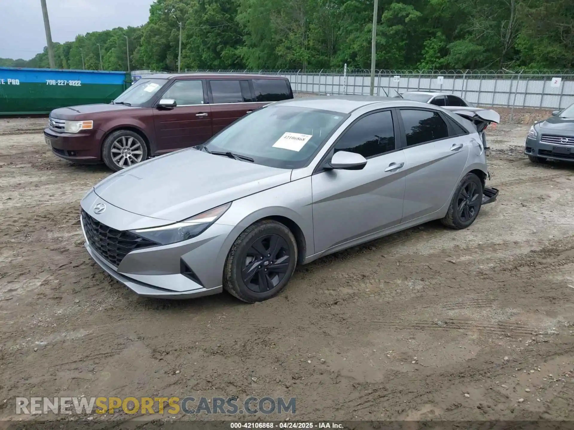 2 Photograph of a damaged car 5NPLM4AG1MH008475 HYUNDAI ELANTRA 2021