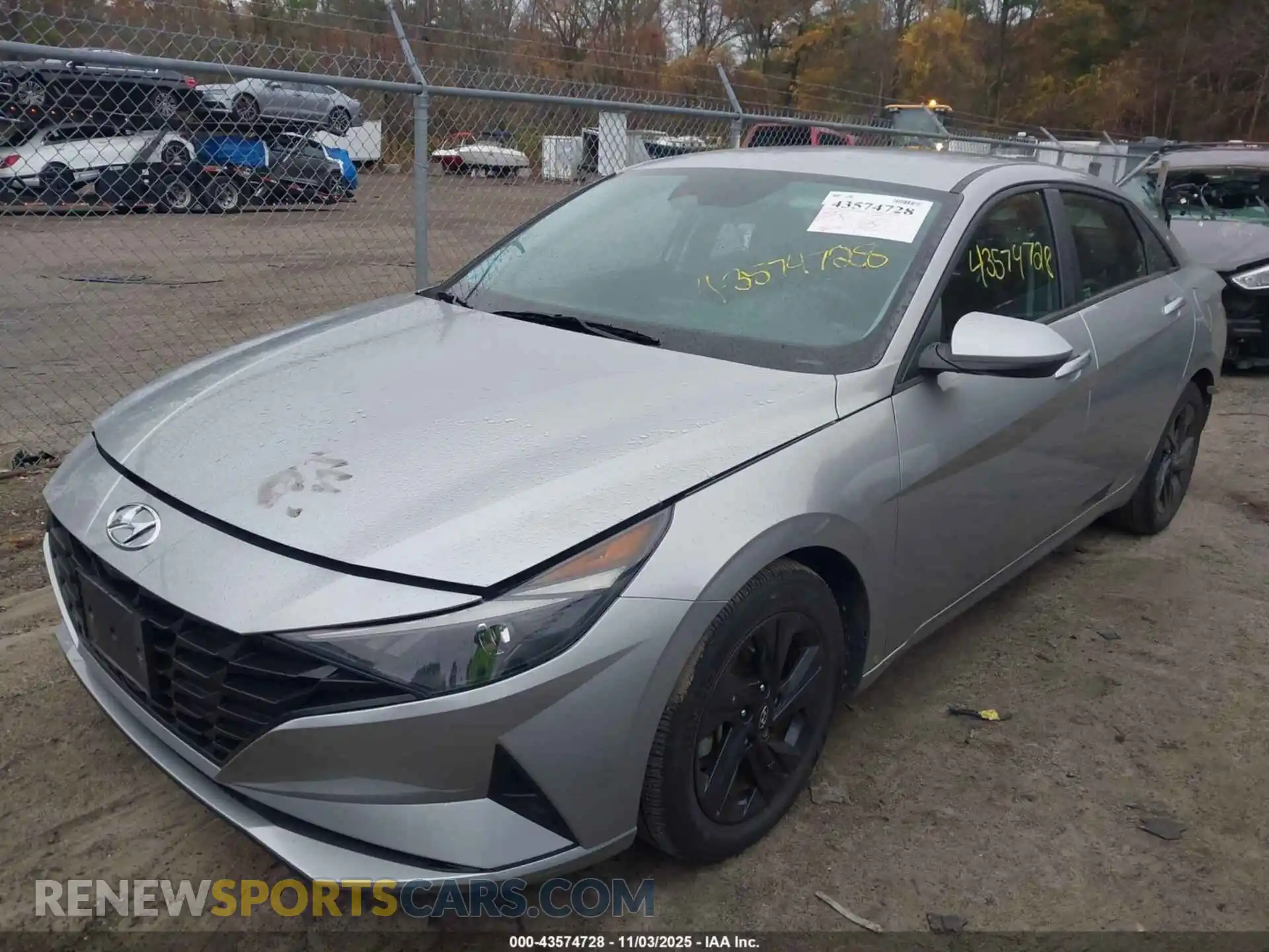 2 Photograph of a damaged car 5NPLM4AG1MH018617 HYUNDAI ELANTRA 2021