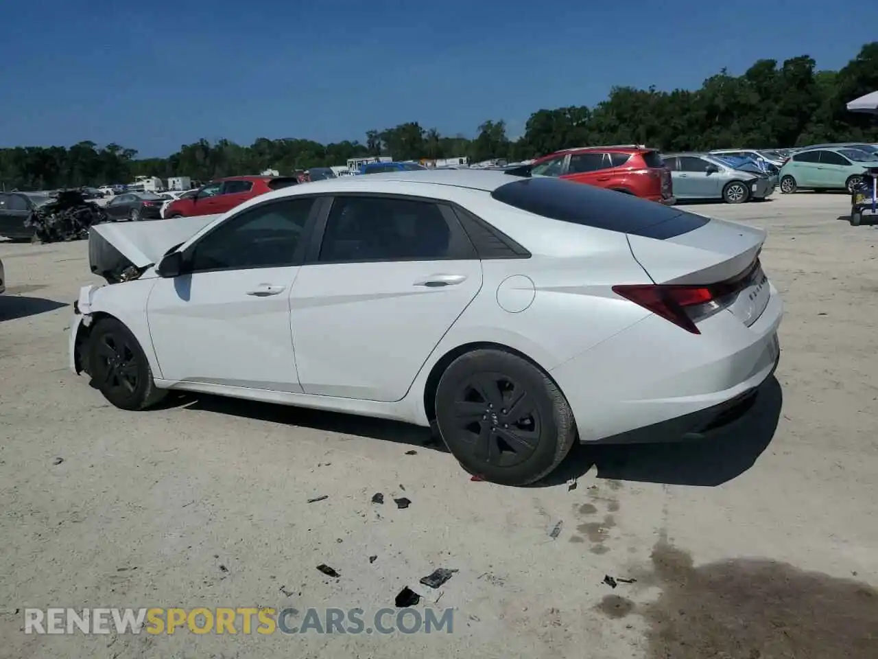 2 Photograph of a damaged car 5NPLM4AG1MH021176 HYUNDAI ELANTRA 2021