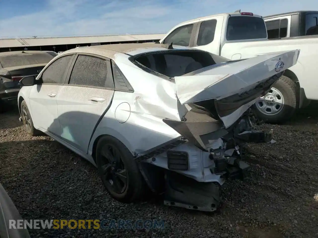 2 Photograph of a damaged car 5NPLM4AG1MH022604 HYUNDAI ELANTRA 2021
