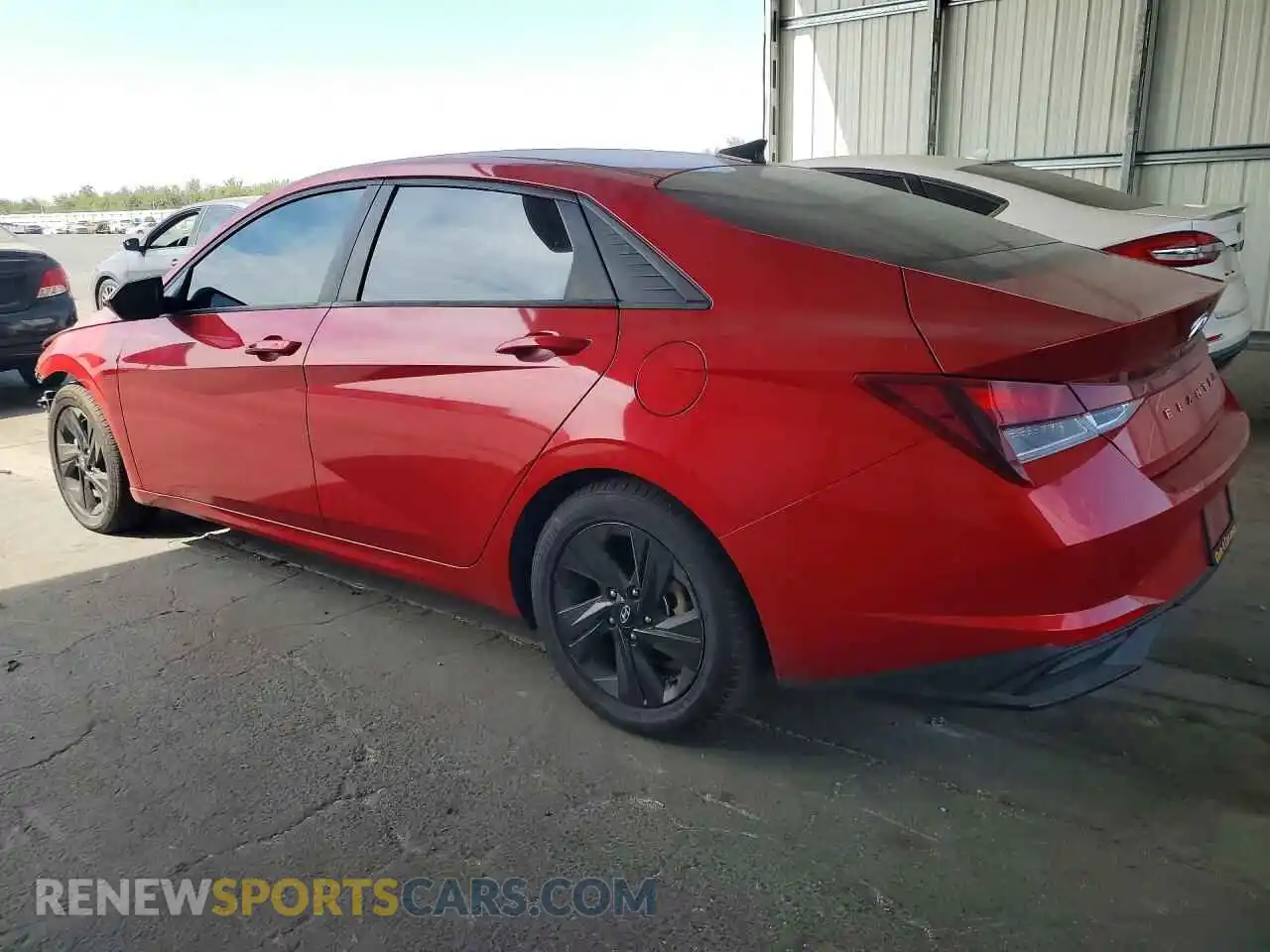2 Photograph of a damaged car 5NPLM4AG1MH025065 HYUNDAI ELANTRA 2021