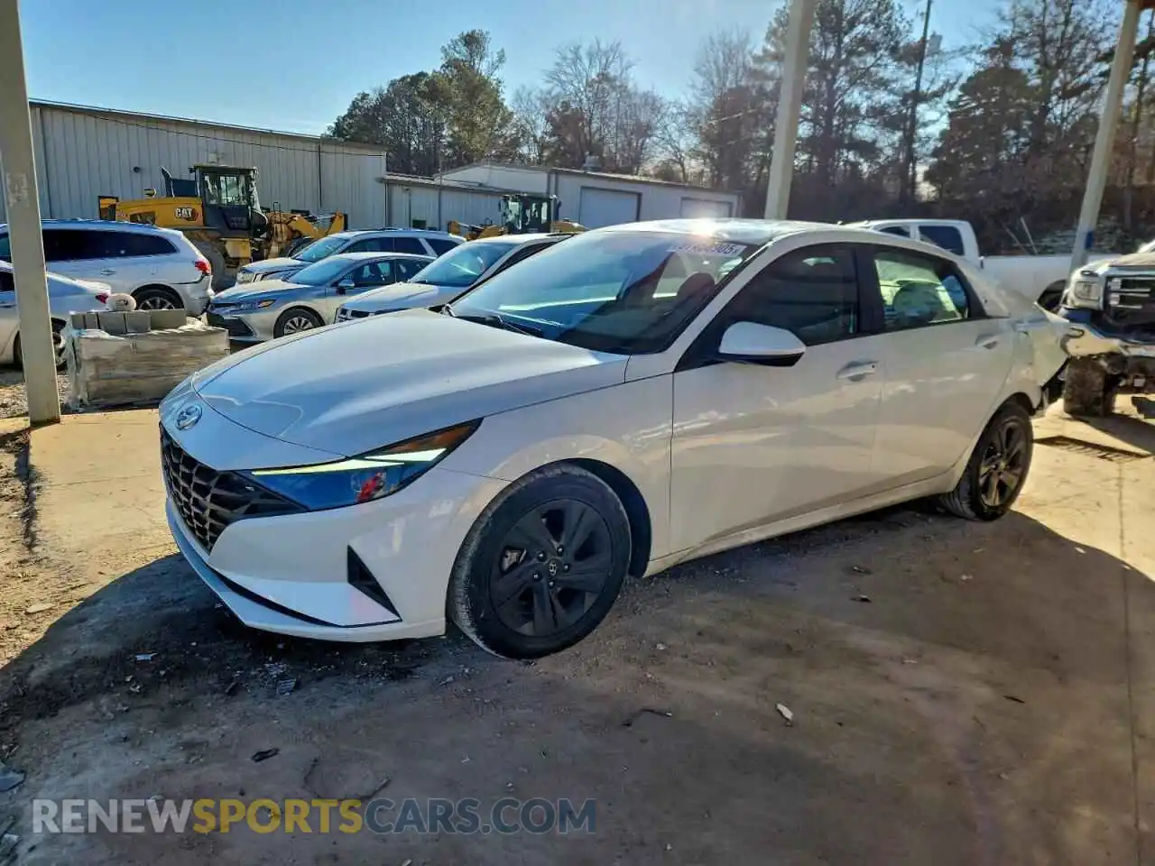 1 Photograph of a damaged car 5NPLM4AG1MH026328 HYUNDAI ELANTRA 2021