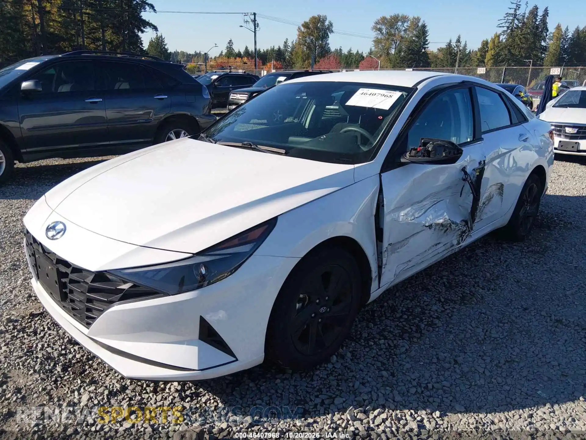 2 Photograph of a damaged car 5NPLM4AG1MH036924 HYUNDAI ELANTRA 2021