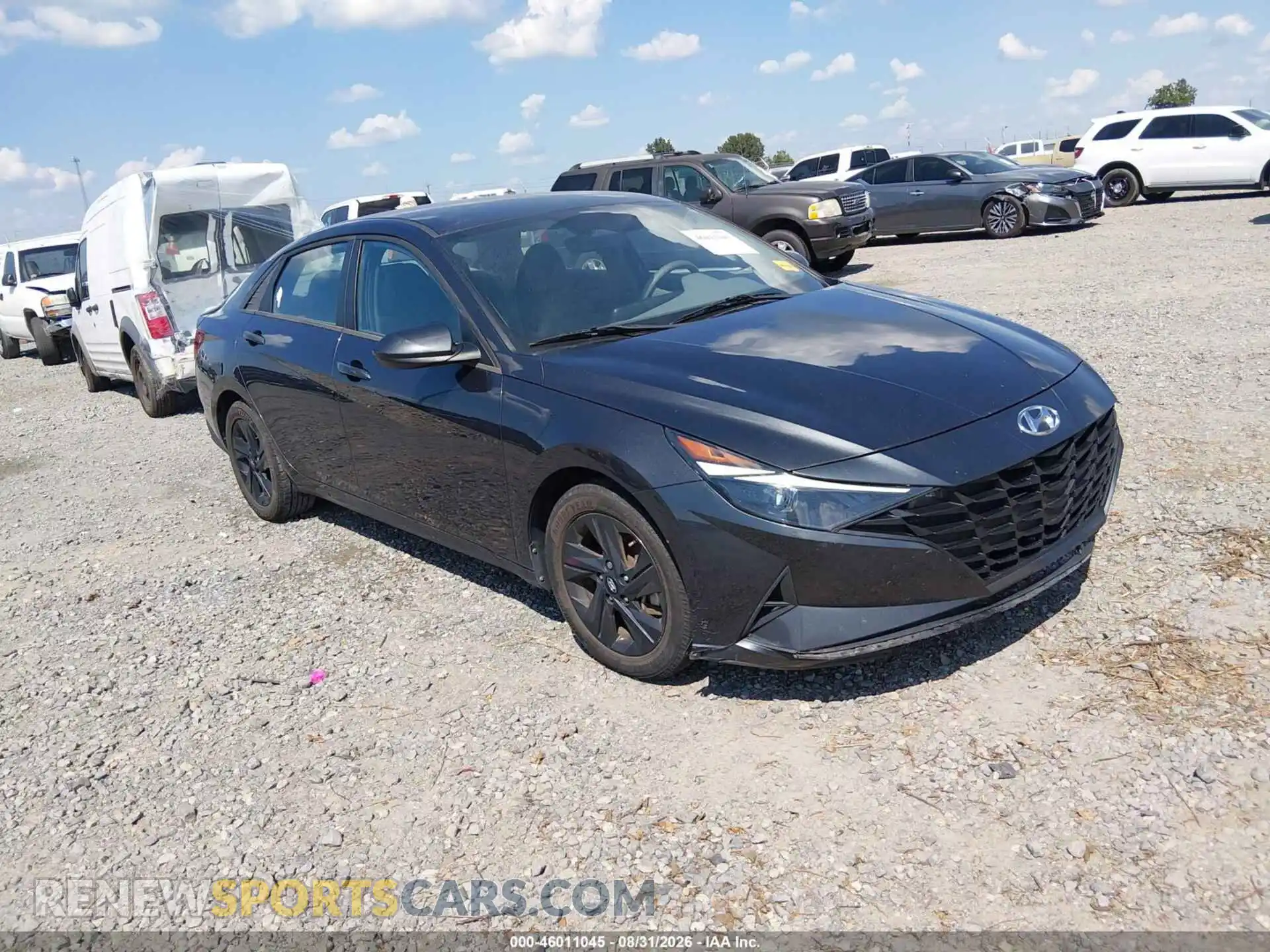 1 Photograph of a damaged car 5NPLM4AG1MH043923 HYUNDAI ELANTRA 2021