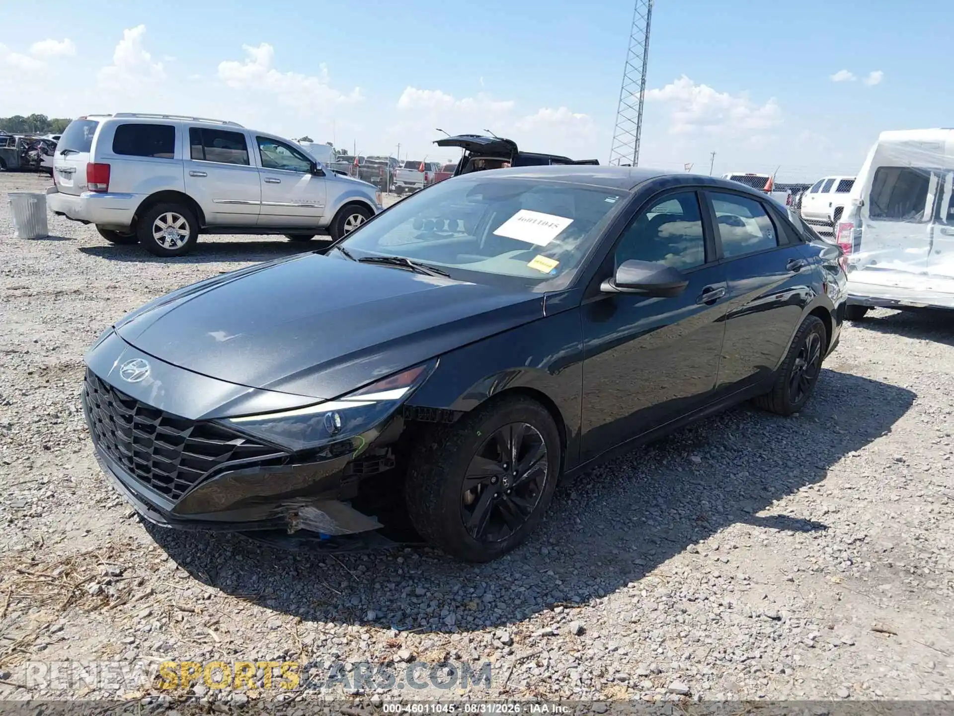 2 Photograph of a damaged car 5NPLM4AG1MH043923 HYUNDAI ELANTRA 2021