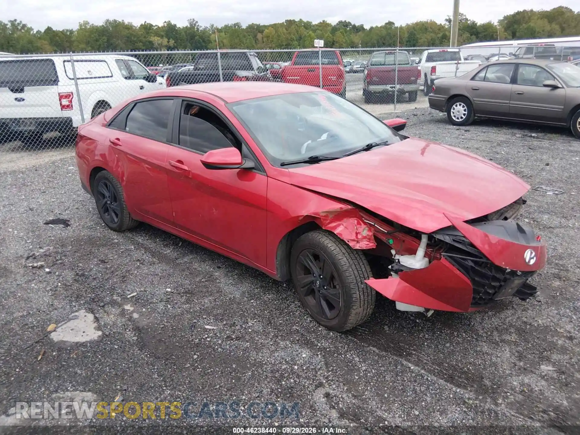 1 fotografías del automóvil dañado 5NPLM4AG2MH002023 HYUNDAI ELANTRA 2021