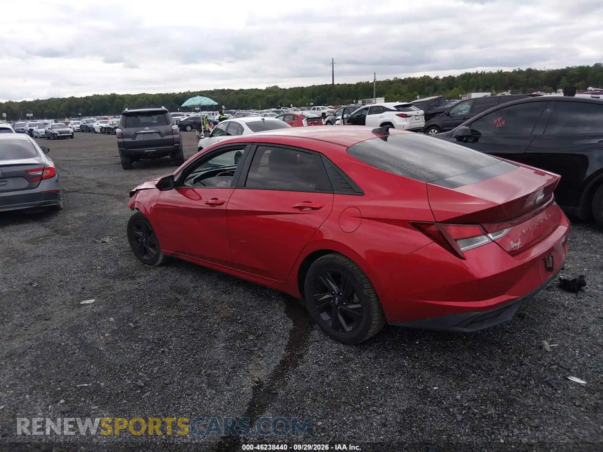 3 fotografías del automóvil dañado 5NPLM4AG2MH002023 HYUNDAI ELANTRA 2021