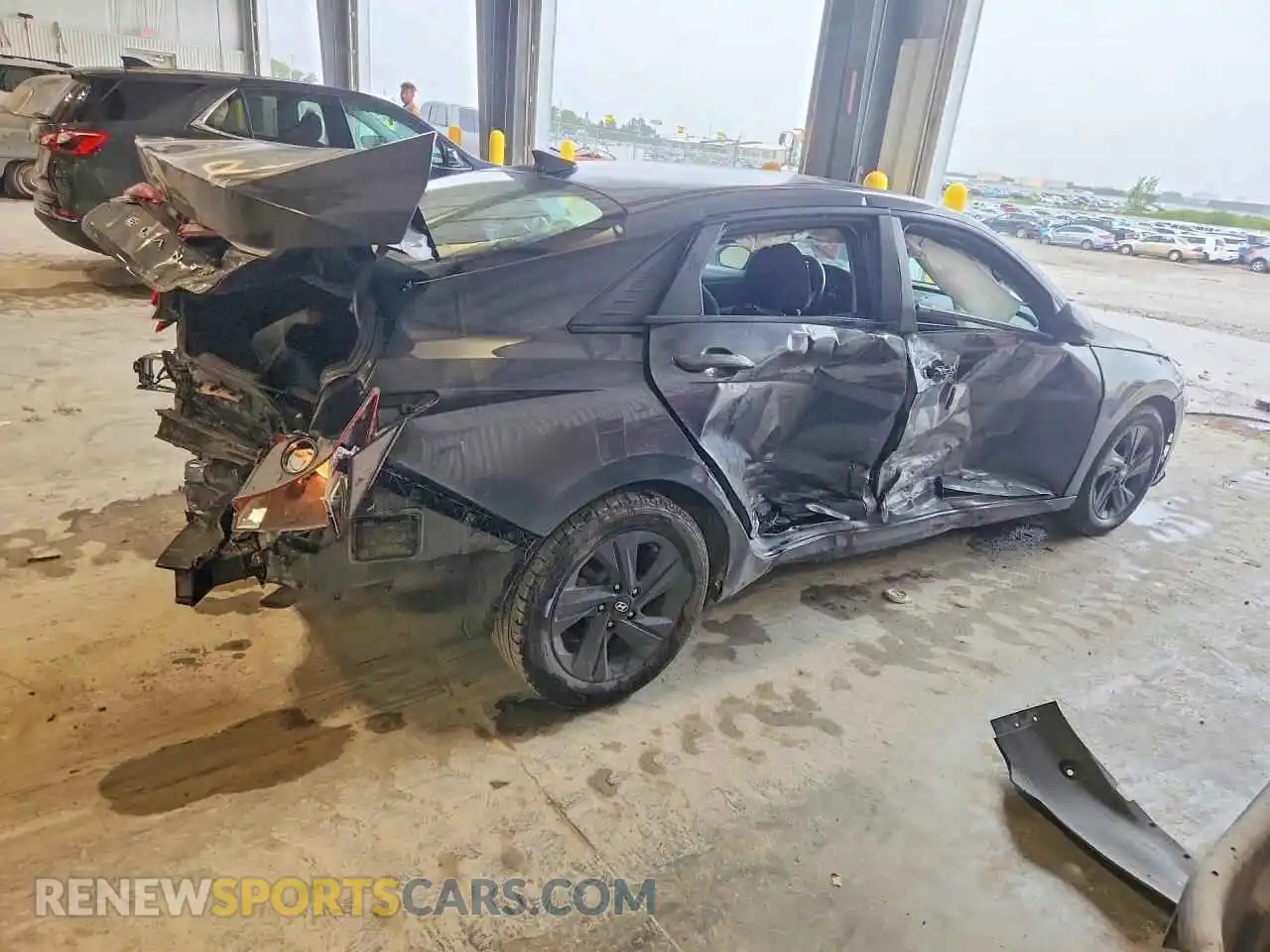 3 Photograph of a damaged car 5NPLM4AG2MH009344 HYUNDAI ELANTRA 2021
