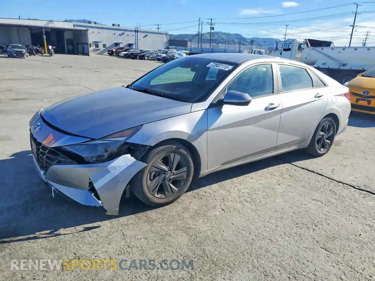 1 Photograph of a damaged car 5NPLM4AG2MH009716 HYUNDAI ELANTRA 2021